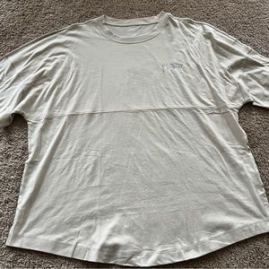 XL victoria secret pink cream/white t shirt